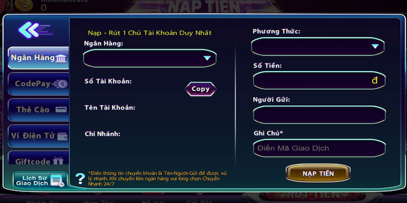 Nạp tiền 789Club: Hướng dẫn chi tiết và dễ dàng cho người mới